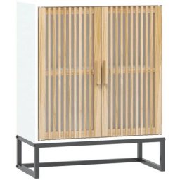 Vidaxl - Buffet blanc 60x30x75 cm bois d'ingénierie White