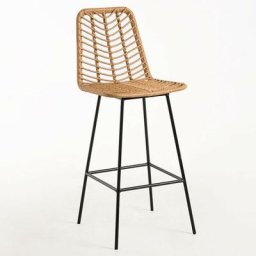 Tabourets Hauts - Tabouret Natur - Noir - Noir