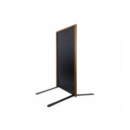 Interface Plv - Panneau trottoir avec cadre chêne sur piétement noir effet ressorts - Dimensions