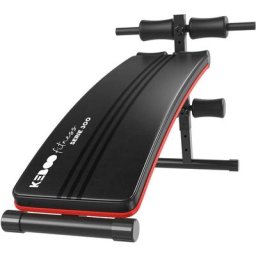 Keboo - Banc de Musculation Abdo Série Fitness 300 et 5 Positions 145x47x70 cm