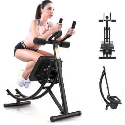 Banc de Musculation Pliable Abdominaux D'entrainement Ménage Fitness Machine