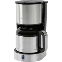 Ka 3756 Cafetière acier inoxydable, noir Nombre de tasse=8 verseuse thermofuge - Clatronic
