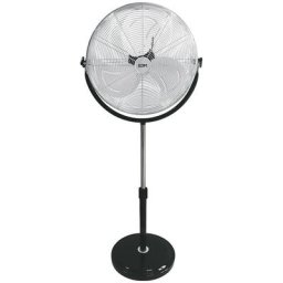 EDM - Ventilateur sur Pied Industriel 120W Pales 50cm Hauteur 118-148cm