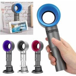 Ventilateur à Main, Ventilateur sans pales Mini Ventilateur Portable Rechargeable usb Portable de