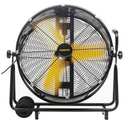 Stanley - Ventilateur sur pied 200W 2 vitesses D61cm Noir et jaune