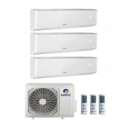 Trial split inverter conditionneur climatiser série amber 9+9+9 avec gwhd24nk6lo r-32 wi-fi
