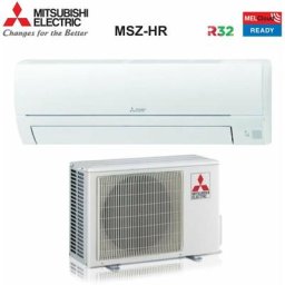 Mitsubishi - electric inverter air conditioner series smart msz-hr 24000 btu msz-hr71vf r-32 wi-fi