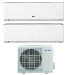Climatiseur inverter dual split Gree série amber 9+12 avec gwhd18nk6ko r-32 wi-fi intégré 9000+12000