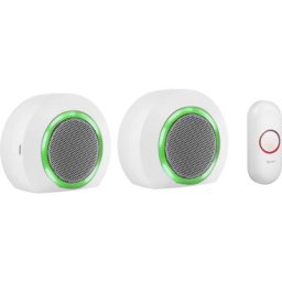 Byron - Set complet pour Sonnette sans fil DBY-23524 175 m blanc Y734402