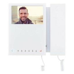 Vidéophone Comelit mini avec 8 boutons Couleur Blanc 6701W/8