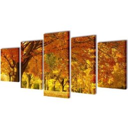 Set de toiles murales imprimées Érable 200 x 100 cm Vidaxl n/a