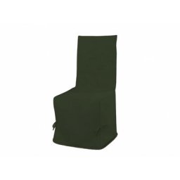 Housse de chaise en coton panama vert - Vert