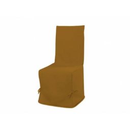 Housse de chaise en coton PANAMA jaune - Jaune