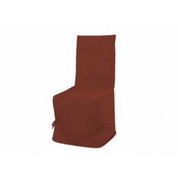 Soleil D'ocre - Housse de chaise en coton 37x50 cm panama brique - Brique