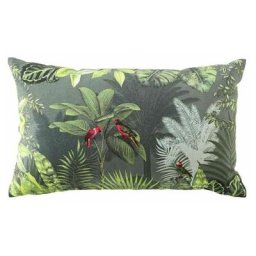Paris Prix - Housse de Coussin Vagabonde 30x50cm Kaki