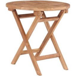 Table pliable de jardin 45 cm Bois de teck solide Vidaxl n/a