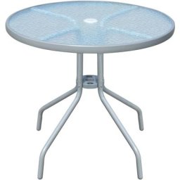 Table de bistro Gris 80x71 cm Acier Vidaxl n/a