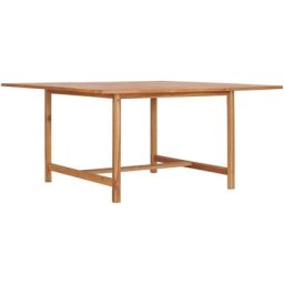 Table de jardin 150x150x76 cm Bois de teck solide Vidaxl n/a