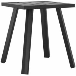 Table de jardin anthracite 34x34x38 cm acier vidaXL - N/A