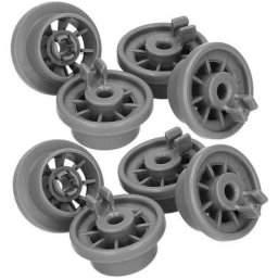 Roulettes Lave-Vaisselle Bosch - Set Universel Complet de 8 Roues pour Panier Inférieur