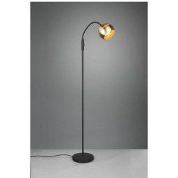 Trio Lighting - Lampadaire Fletcher Laiton mat 1x10W E14 - Laiton Or Doré