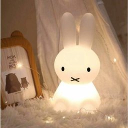Led Veilleuse, Jouet Lumineux pour Enfants Décoration De Chambre en Silicone Lapin Veilleuse