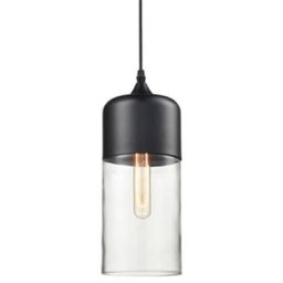 Suspension Design Style Retro Vintage Contemporain Transparent , Lustre Abat-jour en Verre Corde
