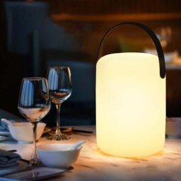 Lampe de Table led Veilleuse Portable Nomade Lampe de Chevet 16 Couleurs led Rechargeable sans Fil