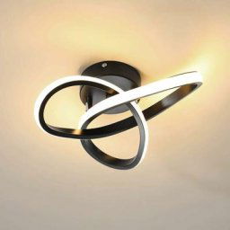 Plafonnier led moderne, plafonnier à géométrie ronde, lustre Chic 3000K pour couloir, salon,