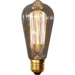 Ampoule Edison Squirrel Transparent - Laiton, Verre, Metal - Transparent