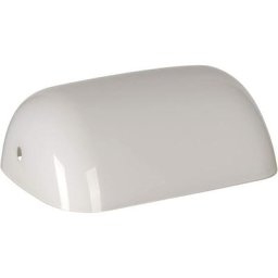 Blue Dream - Remplacement Glass Bankers Couverture de l'abat-jour pour lampe de bureau (blanc)