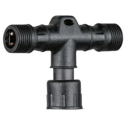 Connecteur en T ext Park + Light IP67 1-in/2-out connector