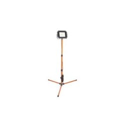Perel - Projecteur de chantier led sur trépied, 50 w, 4000 k, IP64 - noir;orange