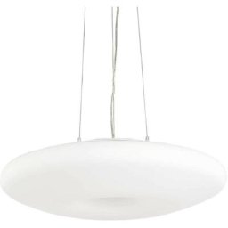 Glory - Grand plafond suspendu à 5 ampoules blanc, E27 - Ideal Lux
