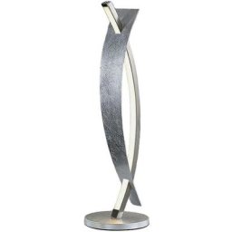 Led Lampe a poser à intensité variable 'Marija' en métal pour salon & salle à manger - argenté