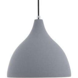 Luminaire Lampe Suspension Scandinave Grise Effet Béton Plâtre E27 Max. 40W Idéale pour Salon