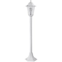 Lampe de table extérieure de lampadaire lumière verre métallique Velence blanc Ø21cm h: 105cm IP43