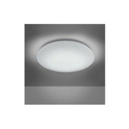 Plafonnier Charly Blanc 1x27W smd led Effet étoilé - Blanc