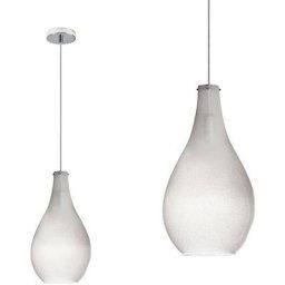 Top-light - Suspension top light drop 1134cr sp e14 led goutte en verre soufflé intérieur moderne,