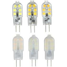 Lot de 5 Ampoules halogène capsule 3W G4 led 280lm blanc