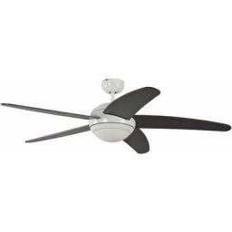 Pepeo - Ventilateur de plafond Melton Blanc / Wenge