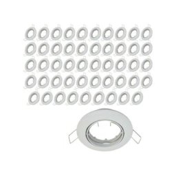 Eclairage Design - Lot de 50 supports encastrable orientable blanc D82