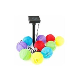 Outdoor Lights - Lot de 10 lanternes solaires multicolores de 240 cm pour le jardin et l'extérieur