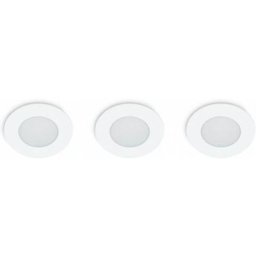 Prolight - Luminaire à encast. 3 spots 250 lumens 2700k ip65 rd blc