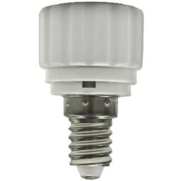 7hsevenon - Adaptateur Douille E14 à GU10 - Blanc