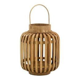 Lanterne en bambou 24 cm. Naturel. Marque : Aubry Gaspard Réf. : DBO3800 - Naturel