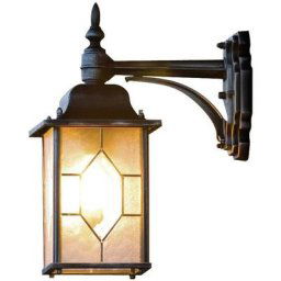 Konstsmide - Applique extérieure Milano 7248-759 E27 75 w noir, argent C78841