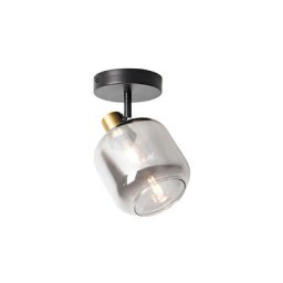 Zuzanna - Spot de plafond Design - 1 lumière - l 14 cm - Gris - Design - Éclairage intérieur
