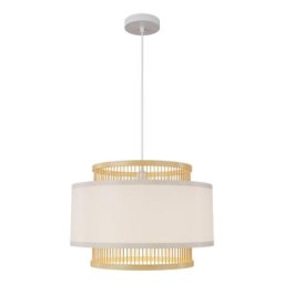 Suspension en bambou naturel D36 cm - Mahina - Beige