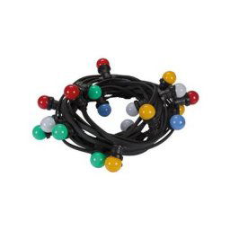 Guirlande de fête à led avec 20 lampes led multicolores